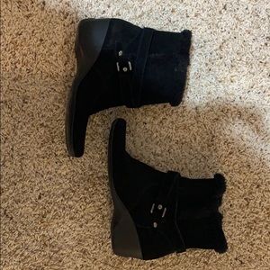 EUC wedge winter boots